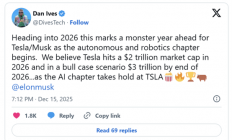 马斯克要赢麻了？投行喊出特斯拉市值明年底或冲3万亿美元