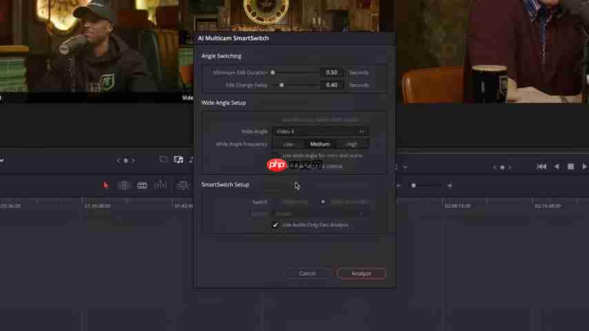 DaVinci Resolve 20 AI智能多机位剪辑教程：简化播客制作流程