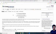 Codeforces 高效会议问题详解：贪心算法与优先级队列