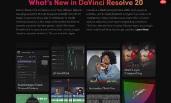 DaVinci Resolve 20 AI智能多机位剪辑教程：简化播客制作流程