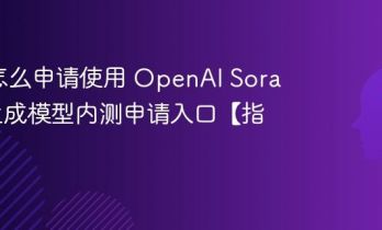 Sora怎么申请使用 OpenAI Sora视频生成模型内测申请入口【指南】