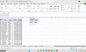 ChatGPT在Excel中的应用：VLOOKUP函数自动匹配员工性别