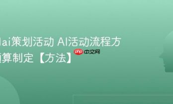 怎么用ai策划活动 AI活动流程方案与预算制定【方法】