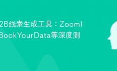 顶级B2B线索生成工具：ZoomInfo、BookYourData等深度测评