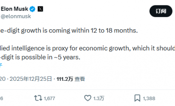 AI带来飞跃？马斯克大胆预言：美国经济将现两位数增长！